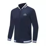 veste lacoste en solde embroidery crocodile blue